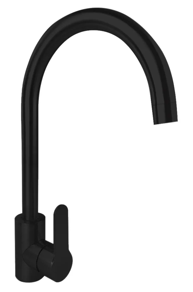 Смеситель д/кухни нерж/сталь ZERIX DAX-011 BLACK (10 шт/ящ)