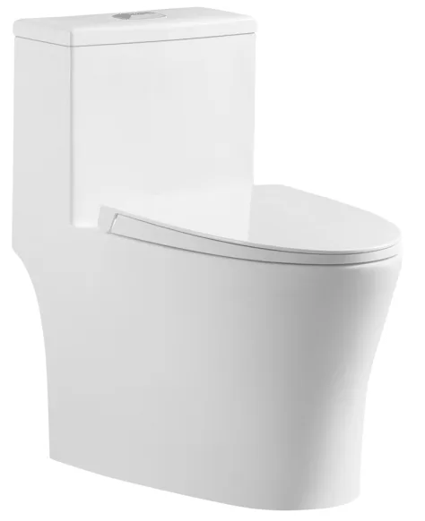 Унитаз-моноблок EVA GOLD SM9609 БЕЛЫЙ (безобод, универ. выпуск, дюропласт, SC, Slim,)