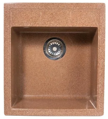 Мойка квадратная HORKE / SIMGRAN S-10 ТЕРРАКОТ ГЛЯНЕЦ 510*450мм