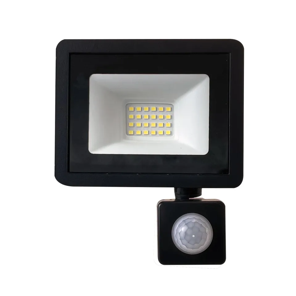 Светодиодный прожектор SAFFIT SFL80-30 с выносным датчиком 2835SMD 30W 6400K IP65, черный