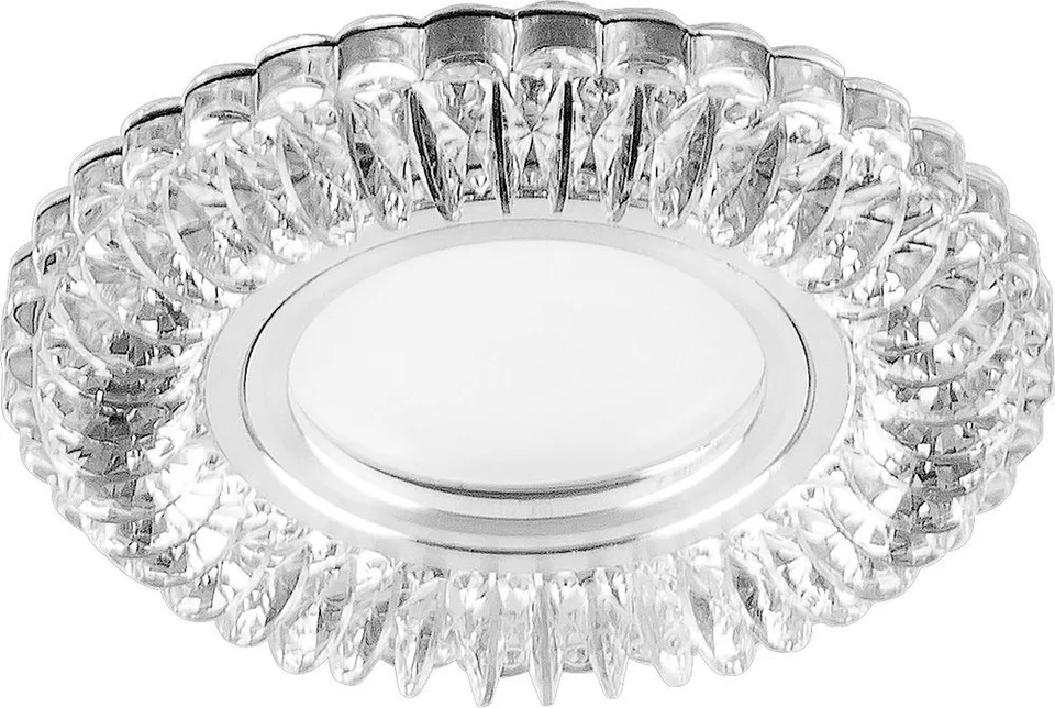 Светильник потолочный встраиваемый со диод. подсветкой 15LED*2835 SMD 4000K, MR16 50W G5.3, FERON