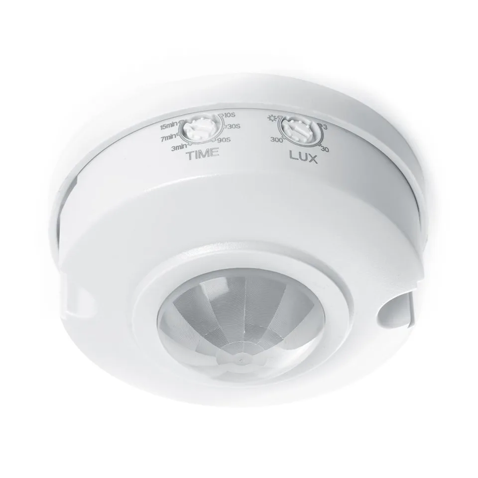 Датчик движения и освещенности 1200W 6m  120°(гориз.) 360°(верт.) белый Feron SEN3