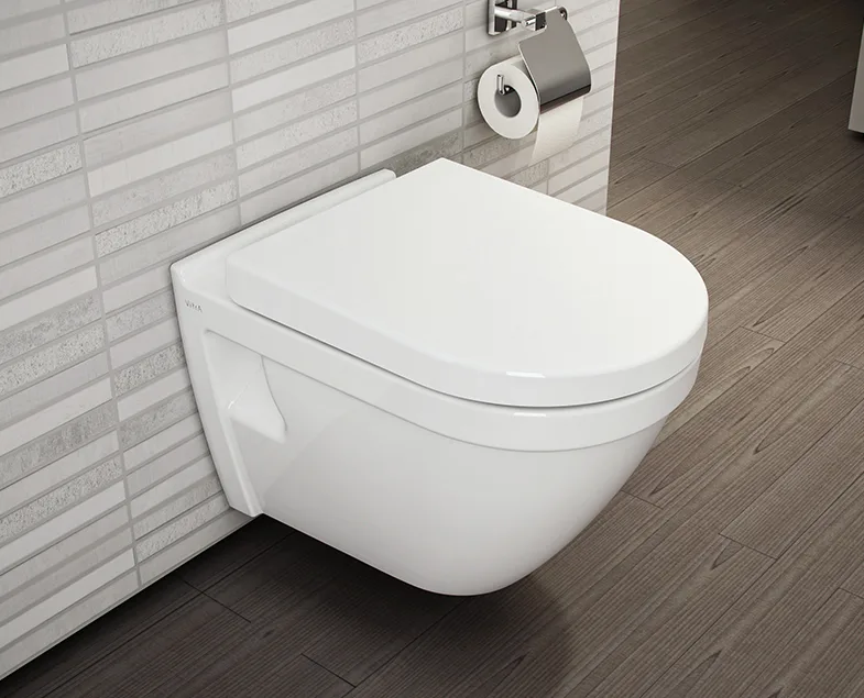 Унитаз подвесной VITRA "S50 Rim-Ex", безободковый, без сиденья, (Ш400хВ400хГ600)
