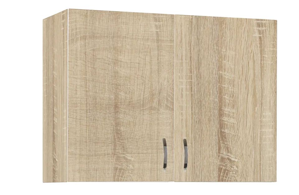 Шкаф кухонный 800 * 600 * 300 дуб сонома, для посуды с посудосушкой