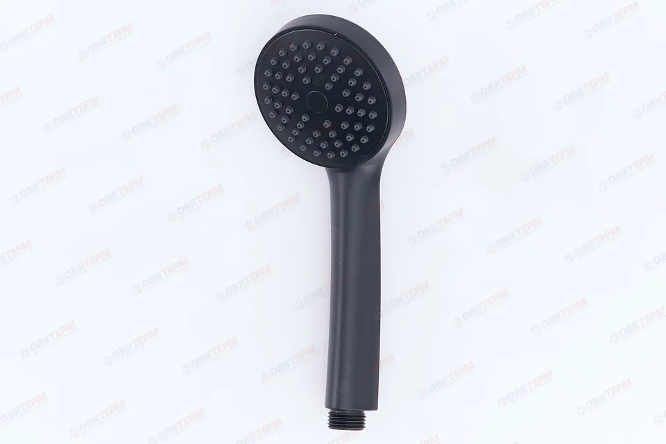 Лейка д/душа ручная ZERIX SH-01 BLACK ( 1 режим) (10 шт/ящ)