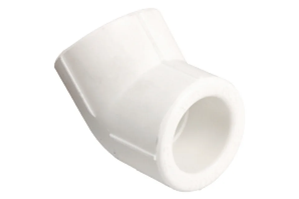 Угол  45* 125    БЕЛЫЙ PP-R     (RTP)    (4/1)