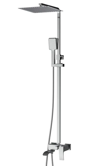 Душ/система со смесителем KOER KB-56007-01 латунь /хром /300х300 (3 шт/ящ)