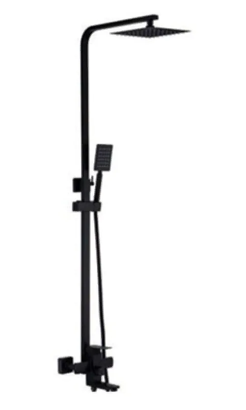 Душ/система нерж/сталь ZERIX  KUB-009-J BLACK cm (6 шт/ящ)