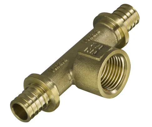 Тройник  аксиальный 20-2,8 х 3/4"в х 20-2,8       TIM         (96/12шт)