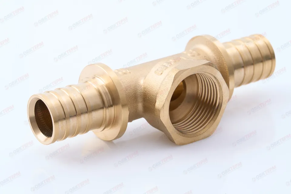 Тройник аксиальный 25-3,5 х 3/4"в х 25-3,5 TIM (64/8шт)