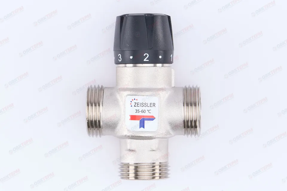 Термостатич. смес. клапан 1" НР 35-60°С KV 2,5 TIM     (30/1шт)