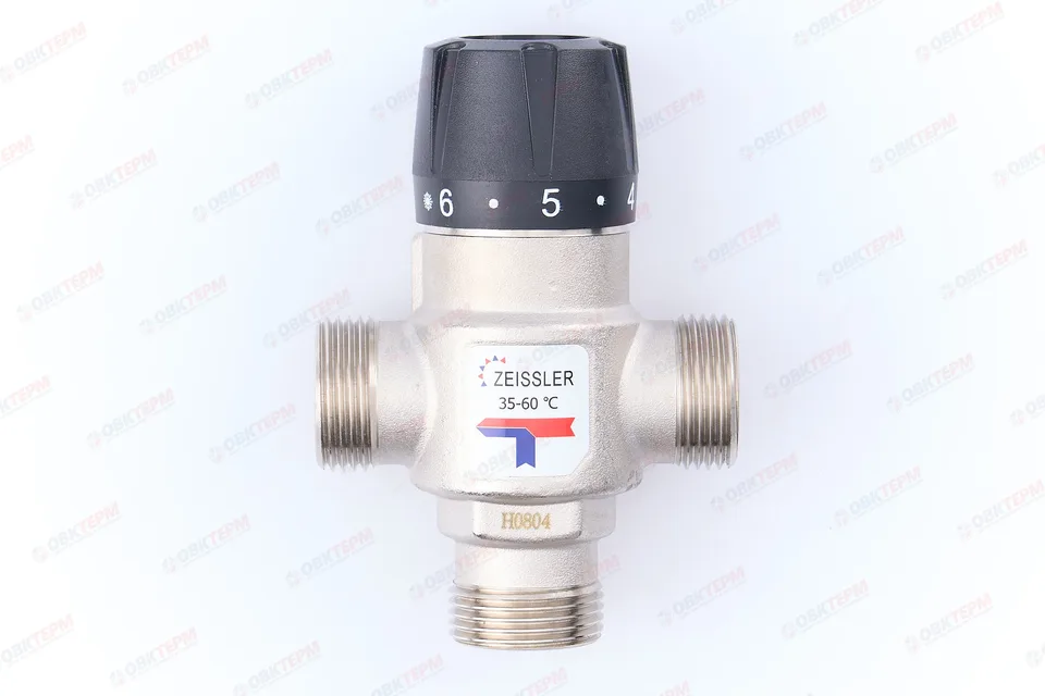 Термостатич. смес. клапан  3/4" НР 35-60°С KV 1,6 TIM     (30/1шт)