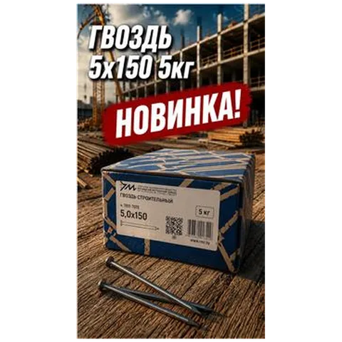 Гвоздь 5х150 5кг (5/1000) (арт.4371011433)