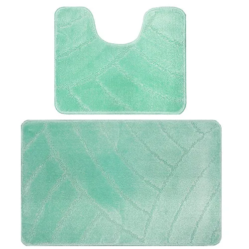 Комплект ковриков для в/к BANYOLIN CLASSIC 500х800/500х400мм 11мм (бирюзовый)