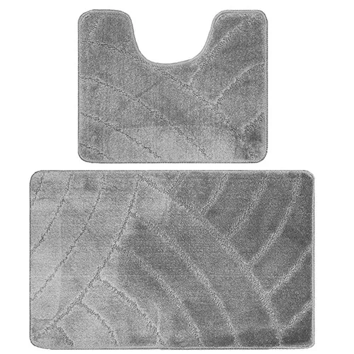 Комплект ковриков для в/к BANYOLIN CLASSIC 500х800/500х400мм 11мм (серый)
