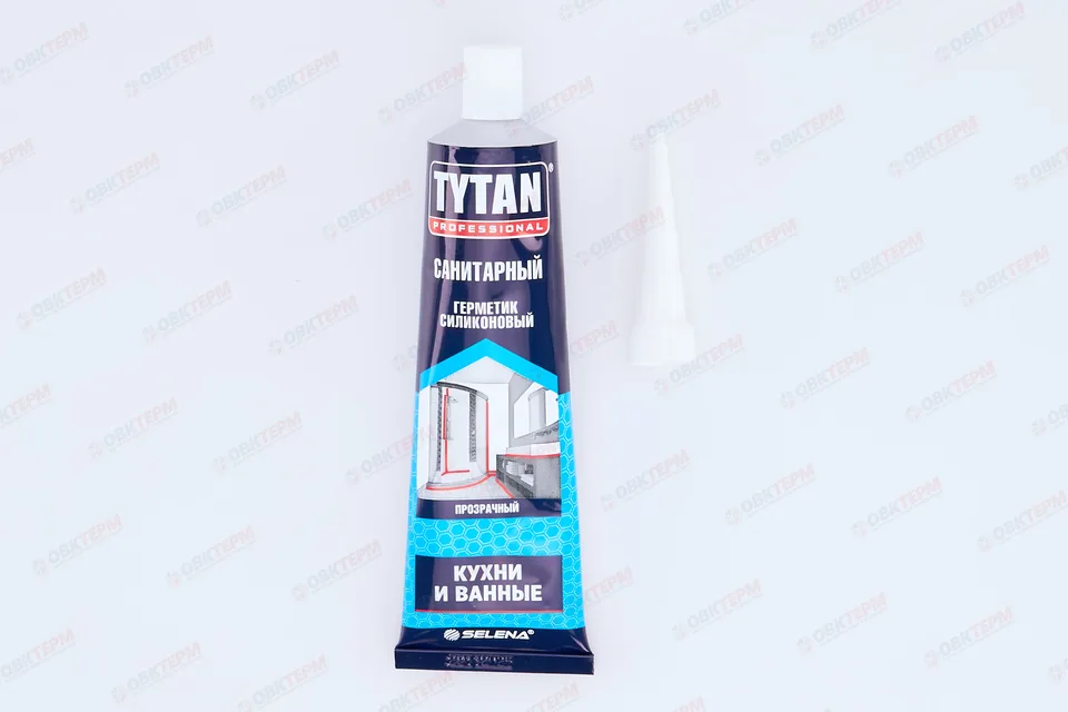 Герметик силиконовый Санитарный прозрачный 85мл (24шт/уп) Tytan Professional