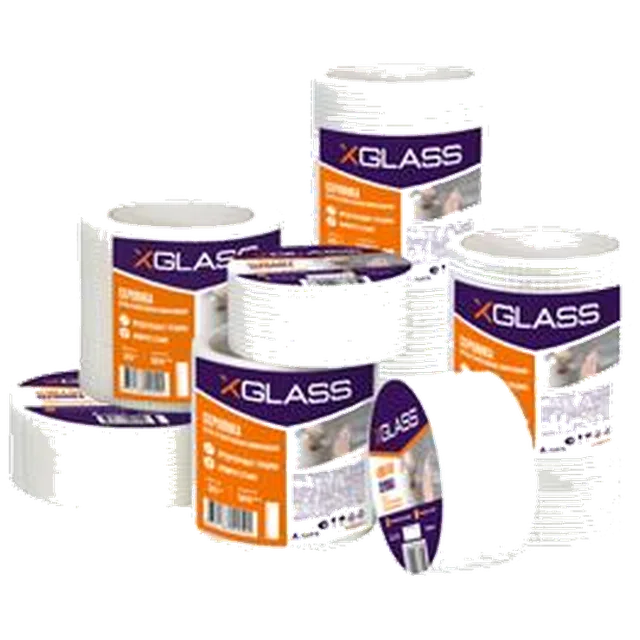 Лента-серпянка клеевая X-Glass Gold (50мм*20м) 72шт/уп