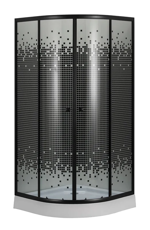 Душевое ограждение ДАНА 522/24 B 90*90*193 (стекло 4мм, с поддоном h13) (2 места)