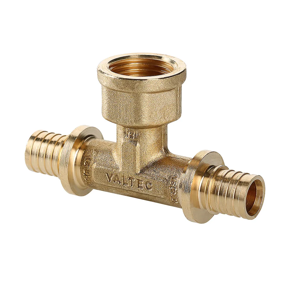 Тройник надвижной с переходом на вн.р. 16(2,2) х 1/2"В х 16(2,2) VALTEC (100/10)