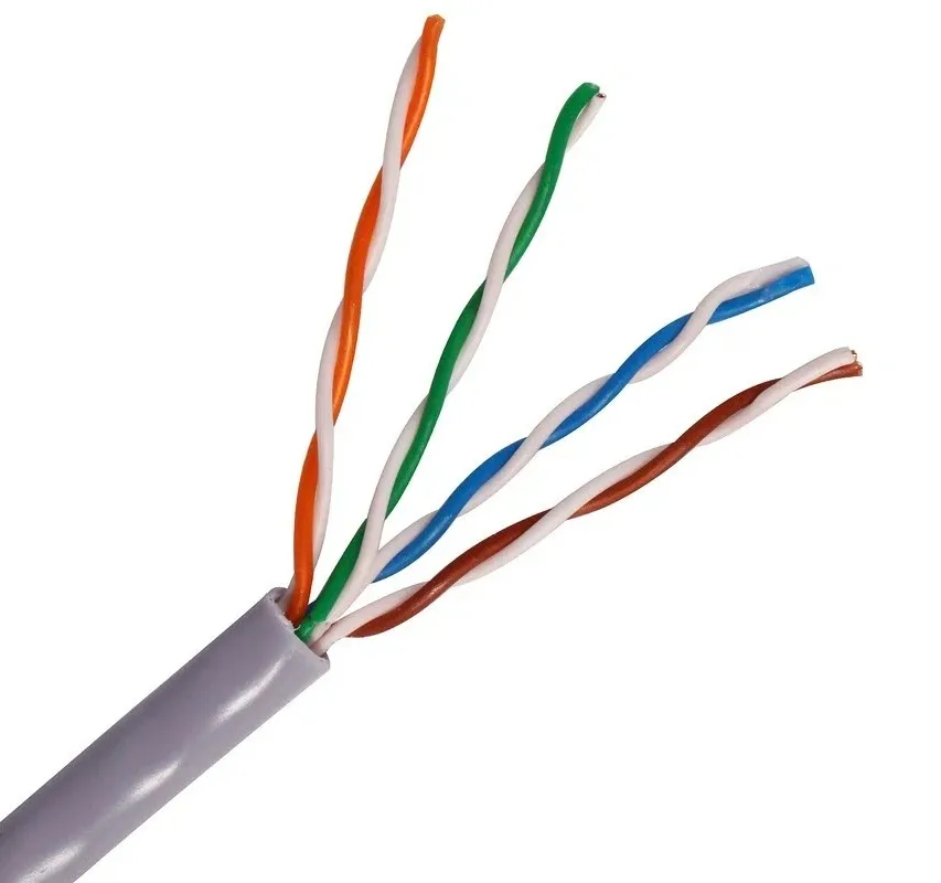 Кабель сетевой FTP 4x2x24 AWG CU CAT5e PVC LEEK (бухты 305м)