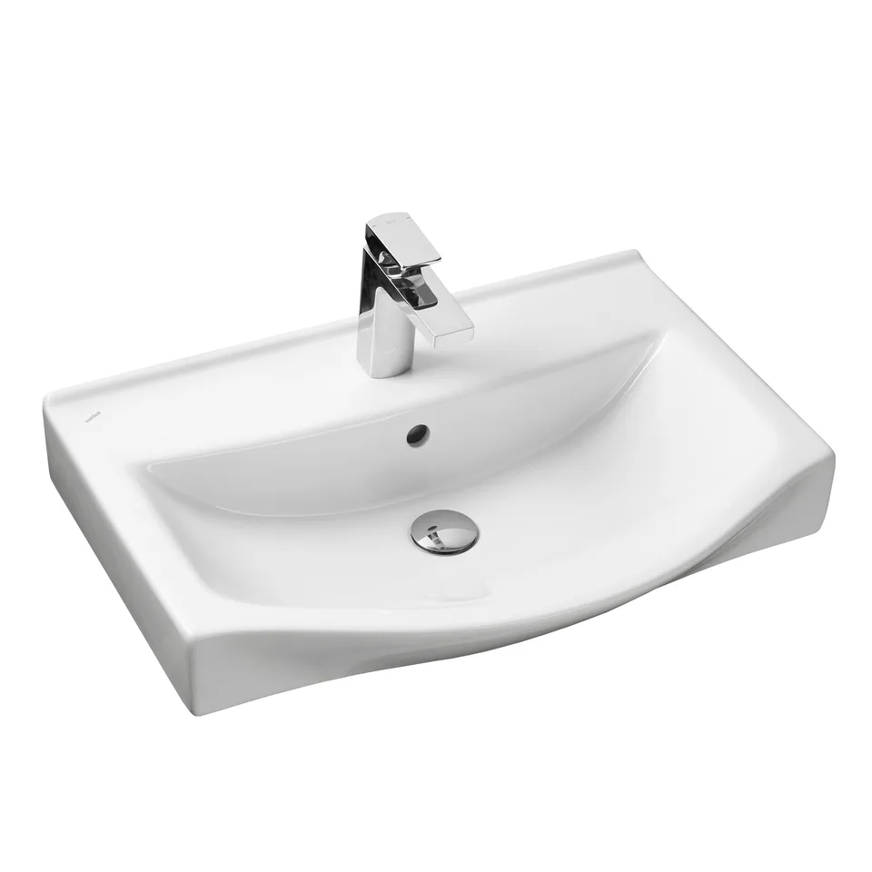 Умывальник мебельный SANTEK Беверли 65 ШВГ650x170x480 (только для мебели AQUATON)