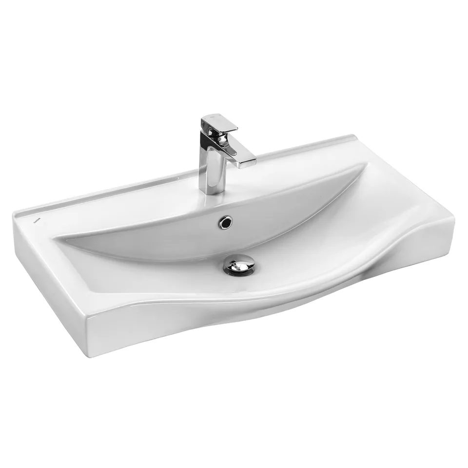 Умывальник мебельный SANTEK Беверли 80 ШВГ800x165x480 (только для мебели AQUATON)