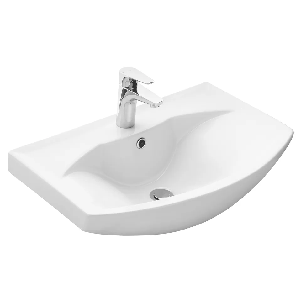 Умывальник мебельный SANTEK Смайл  65 ШВГ 650х185х445 (только для мебели AQUATON)