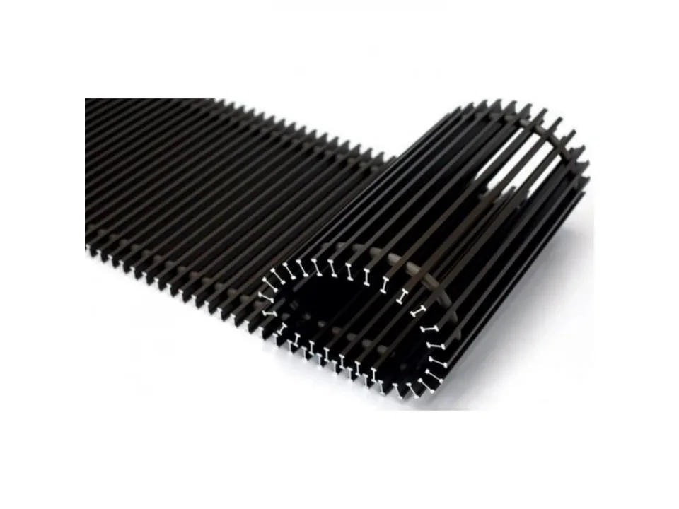 Рулонная решетка черная KVZ   200-2200 TEHNO