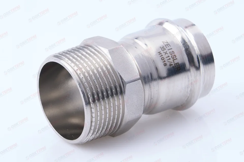 Муфта пресс из нерж.ст.  35 х 1 1/4"Н   TIM  (40/5)