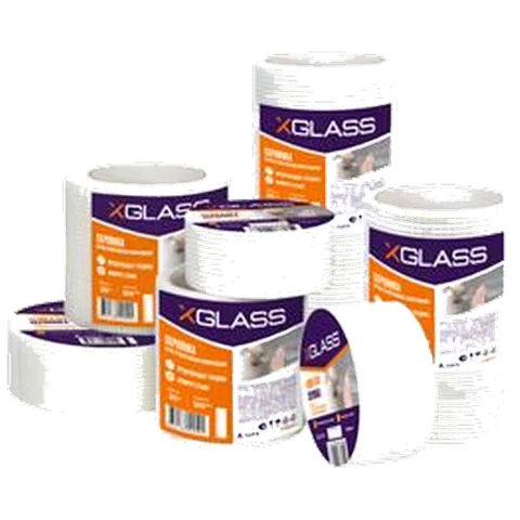 Лента-серпянка клеевая X-Glass Gold (50мм*45м) 63 шт/уп