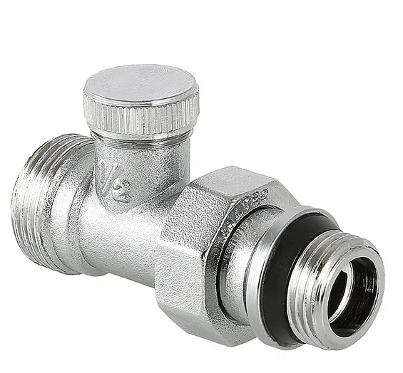 Клапан настроечный прямой (с доп. уплотнением) 1/2" * Евроконус   Valtec  (80ящ/10уп)