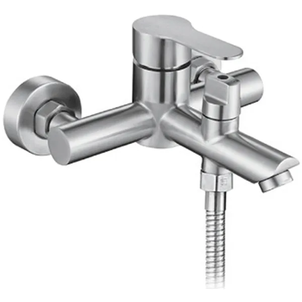 Смеситель д/ванны нерж/сталь ZERIX DAX-142 (EURO) SUS304 Ø40 (12 шт/ящ)