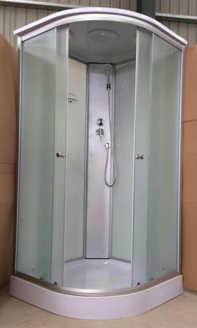 Душевая кабина ДАНА 281 W 90*90*215 (стекло 4мм, низкий поддон)(3 места)