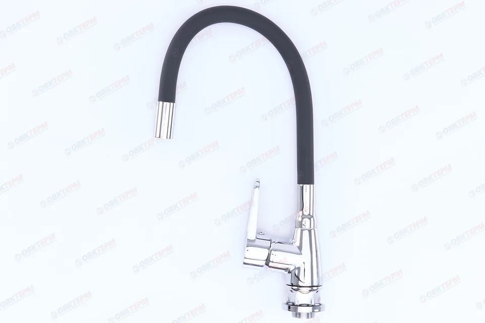 Смеситель д/кухни REFLECTOR MIXXUS ELBA 014 (NUT) BLACK Ø35 ГАЙКА /без подводки (12 шт/ящ)