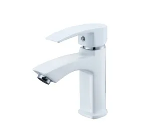 Смеситель д/умывальника MIXXUS MAGNUM 001 (NUT) WHITE-CHROME Ø35 ГАЙКА (10 шт/ящ)