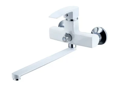 Смеситель д/ванны MIXXUS MAGNUM 006 EURO WHITE-CHROME Ø35  (10 шт/ящ)