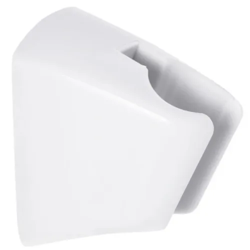 Кронштейн для лейки ZERIX Shower holder-01W /Белый /Пластик (500 шт/ящ)