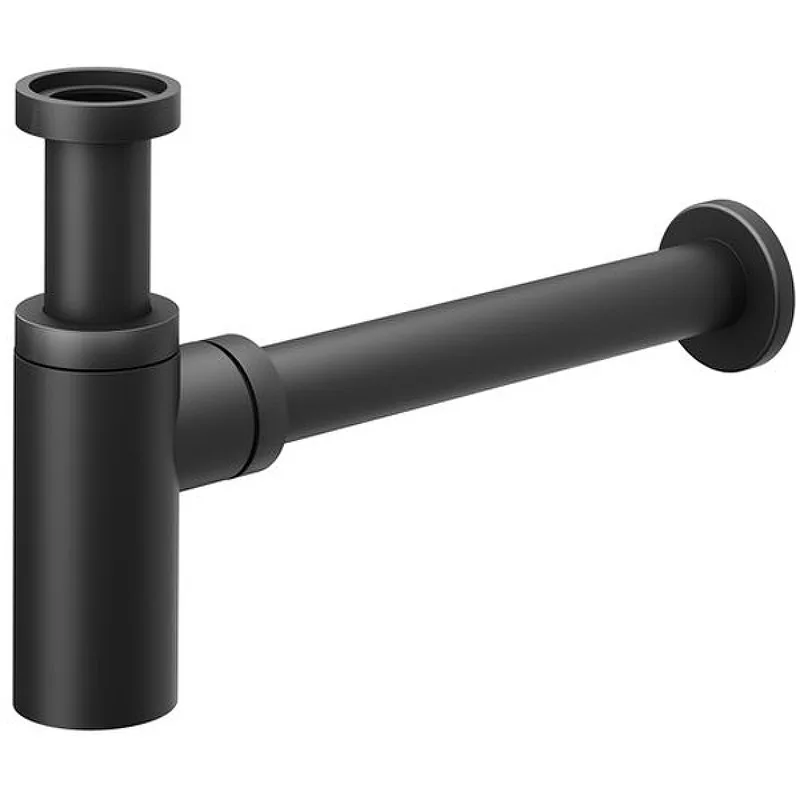 KOER BT-01-05 Сифон для умывальника 1 1/4'' (Цвет черный) (25шт/ящ)