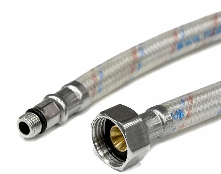Шланг 1/2" игла, в силикон. обмотке (пара) 40 см М10 "ШЛАНГОФФ"