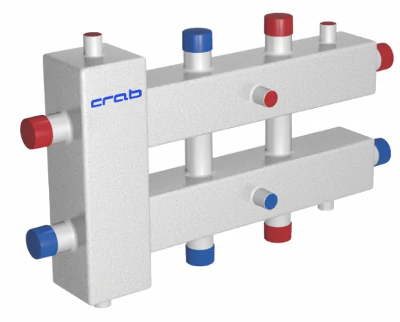 Разделитель гидравлический модульного типа CRAB ГРУ + КМГ60 - 3ВУ / DIAL STEEL GRM 3х60