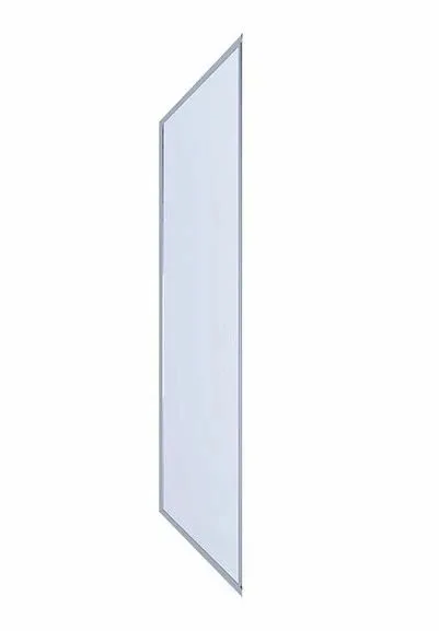 Боковая стенка, прозрачное стекло 6мм, профиль сатин, ALEX BAITLER   SG61C100 (1000*2000)