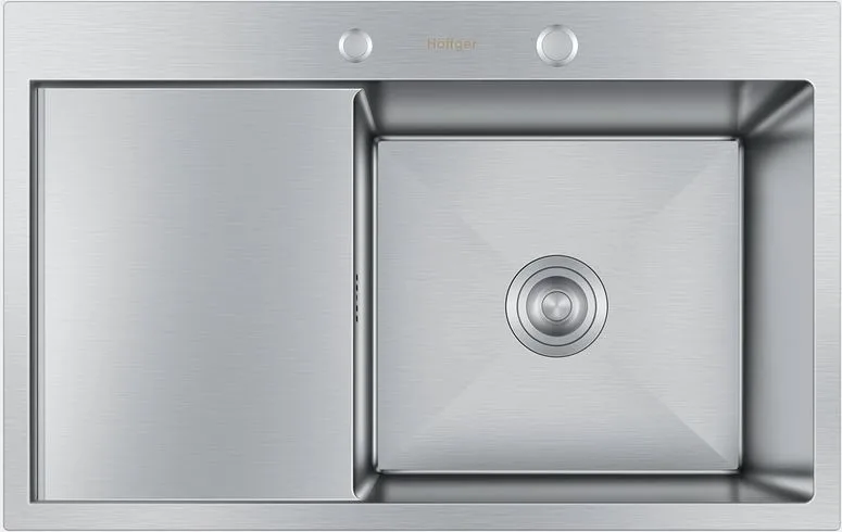 Мойка HOFFGER 7850-R SATIN /сифон /1+3мм /780*500*210мм (8шт/ящ)