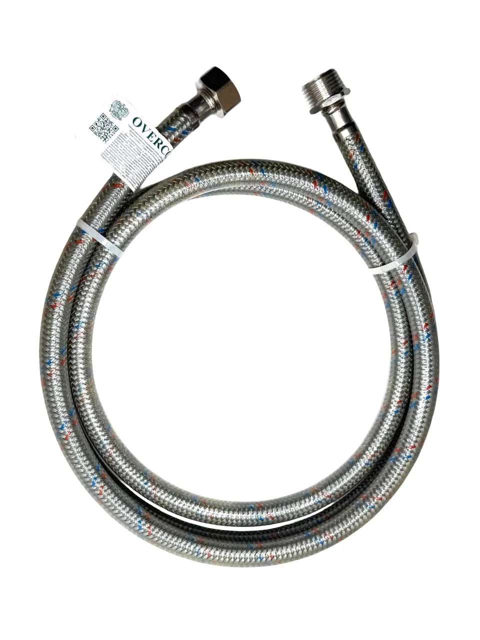Шланг    1/2"х1/2" ВН, в силикон.обмотке    60 см  "OVERCON"   (100шт/ящ)