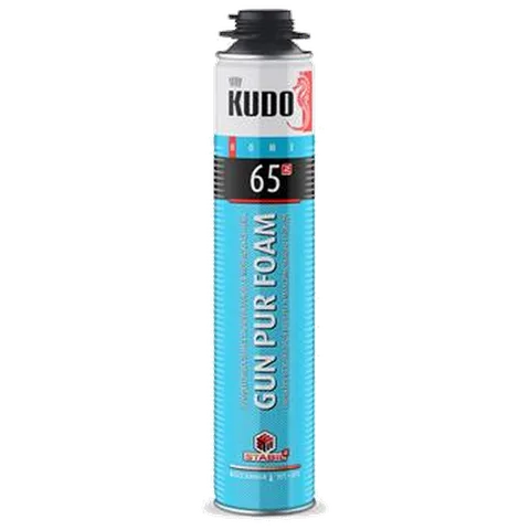 КУДО Пена монтажная HOME проф. KUDO 65 (920 г)(12 шт/уп) KUPHP10U65