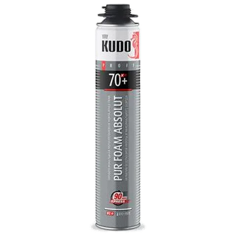 КУДО Пена монтажная KUDO PROFF ABSOLUT XPRESS проф. 70+(12 шт/уп) KUPP10SX70+