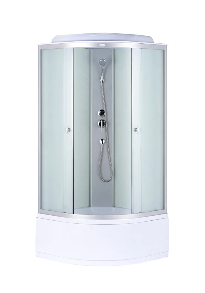 Душевая кабина ДАНА 870 W 90*90*210 (стекло 4мм, высокий поддон) (3 места)