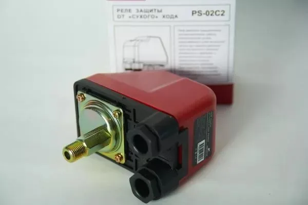 Реле сухого хода PS-02С2 TIM (0,15-0,9 bar, наружн резьба)