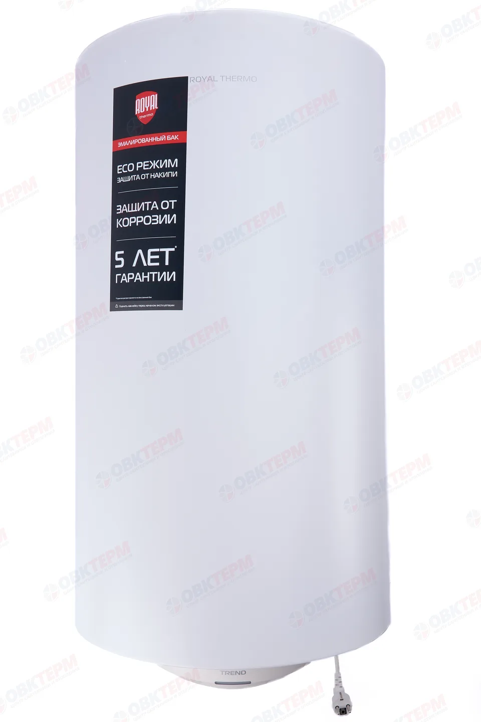 Водонагреватель Royal Thermo RWH 100 Trend (1,5 кВт, мокрый тэн, белый,  ш450*в916*г468 )