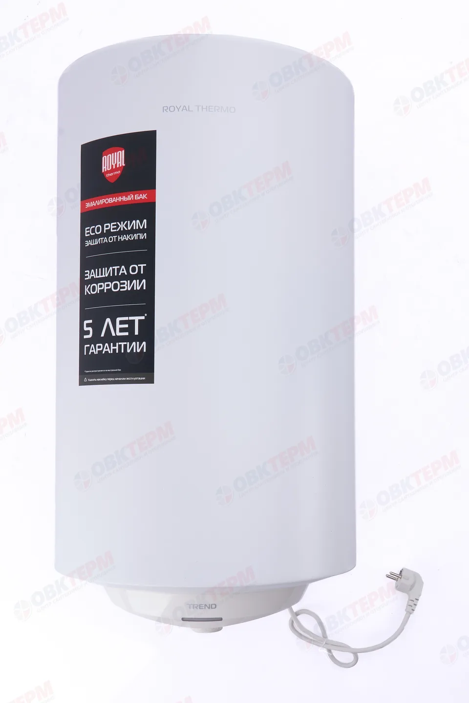 Водонагреватель Royal Thermo RWH  50 Trend (1,5 кВт, мокрый тэн, белый,  ш385*в726*г403 )
