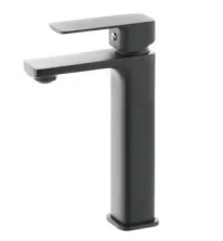 Смеситель д/умывальника MIXXUS PREMIUM KUBUS 001 HIGH GRAPHITE Ø35 (10 шт/ящ)
